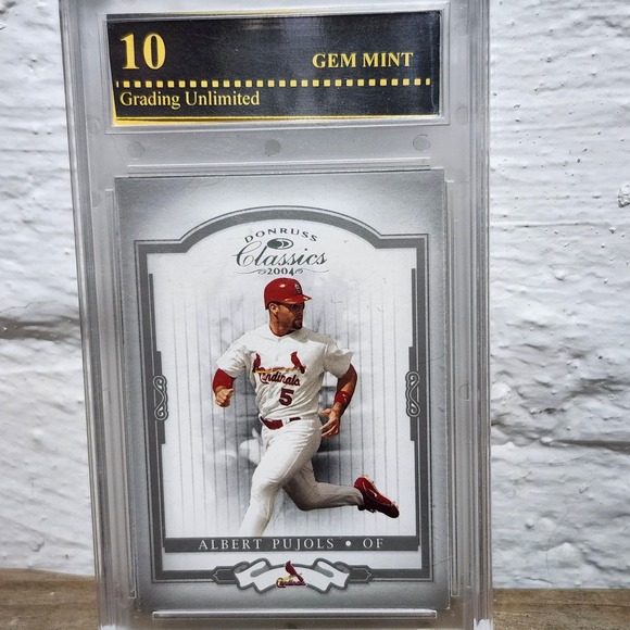 Albert Pujols Baseball Cards 2017 10 Topps Chrome Pink Refractor 2004 Donruss 10 - Picture 10 of 15